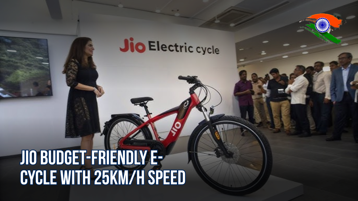 Jio Electric Cycle Launched: Budget-Friendly E-Cycle with 25km/h Speed